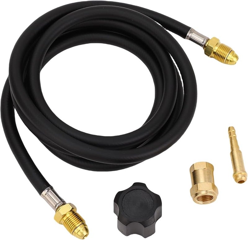 FTVOGUE Argon CO2 Gas Regulator CGA580 Inlet Dual Gauge 6 6FT Hose for MIG Welding - Image 3